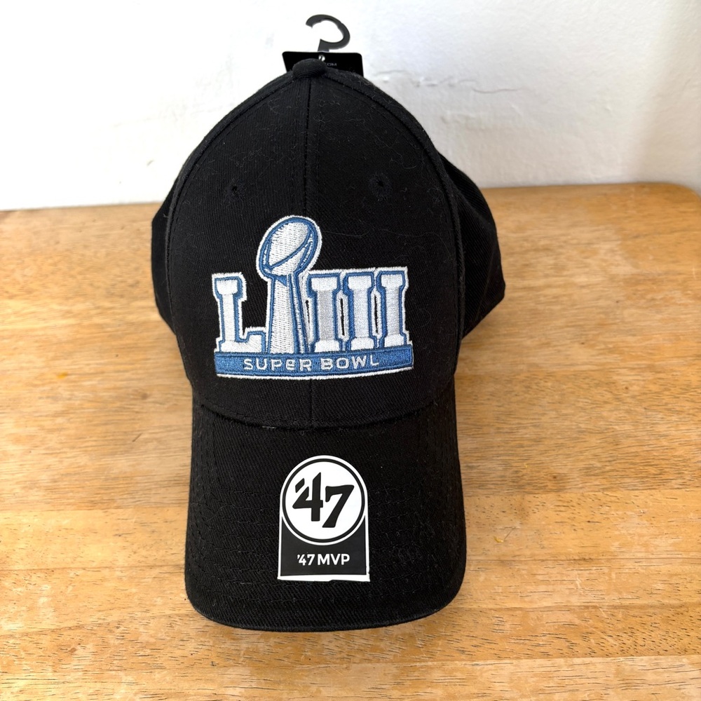 New 47 Brand Black Super Bowl LIII Cap